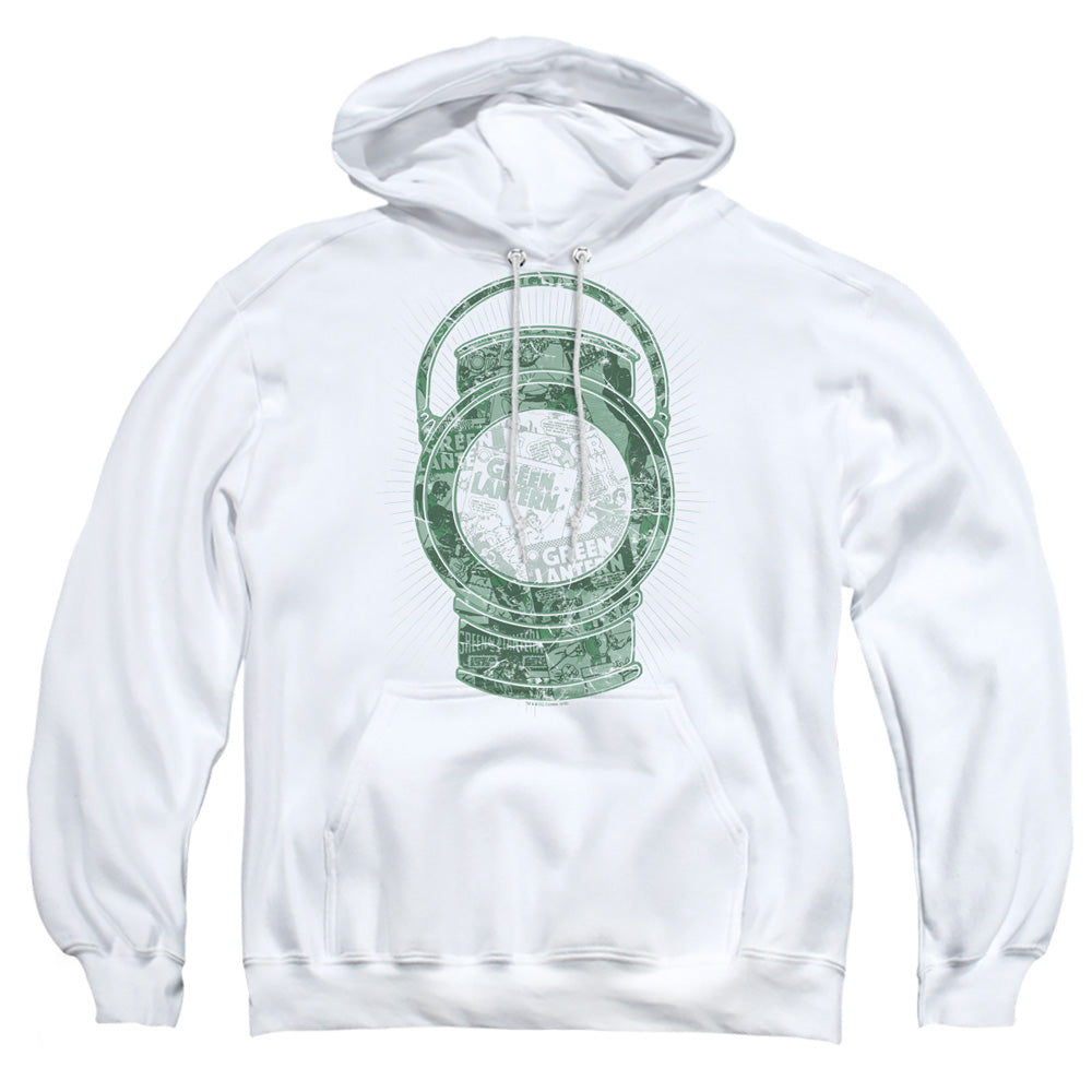 Dc Lantern Cover Mens Hoodie White