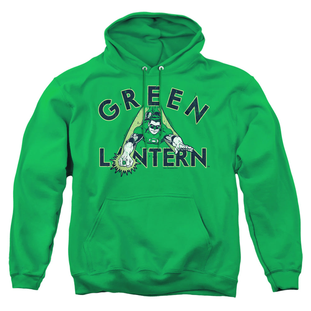 Dc In Flight Mens Hoodie Kelly Green