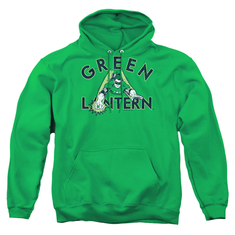 Dc In Flight Mens Hoodie Kelly Green