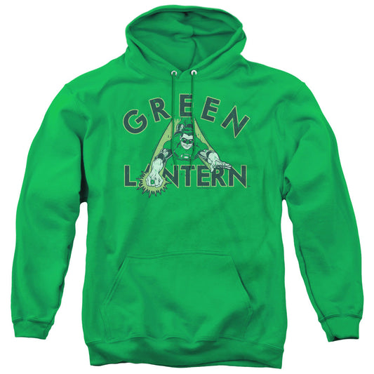 DC Comics in Flight Mens Hoodie Kelly Green