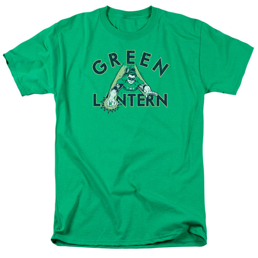 DC Comics in Flight Mens T Shirt Kelly Green