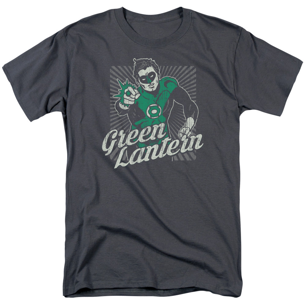 DC Comics Ring Rays Mens T Shirt Charcoal