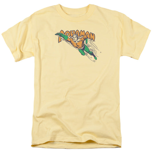 DC Comics Swim Through Mens T Shirt Yellow