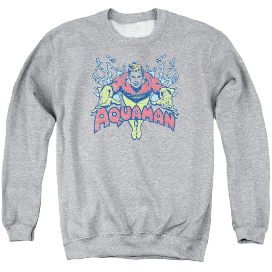 Dc Splish Splash Mens Crewneck Sweatshirt Athletic Heather Officially Licensed