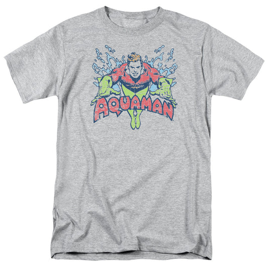 DC Comics Splish Splash Mens T Shirt Athletic Heather