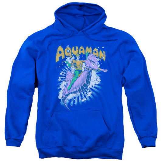 DC Comics Ride Free Mens Hoodie Royal Blue