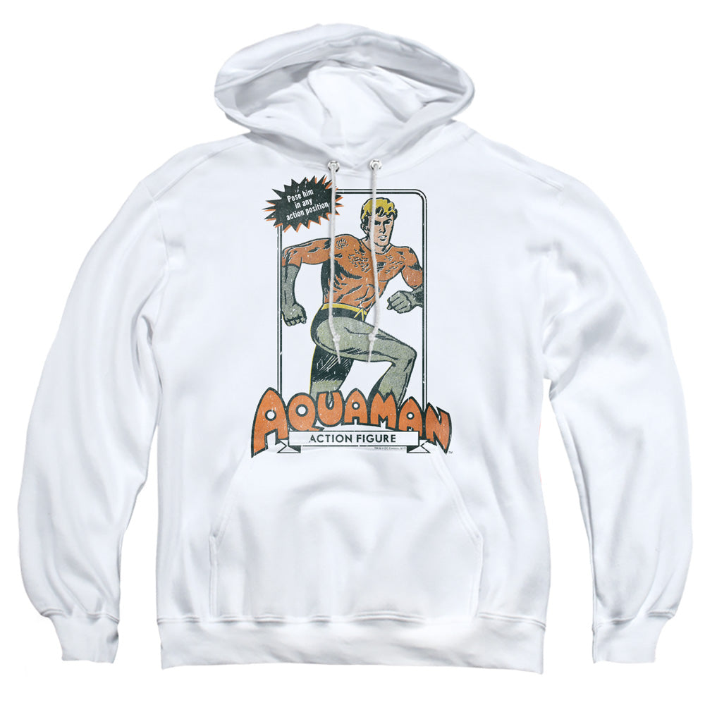 Dc Am Action Figure Mens Hoodie White