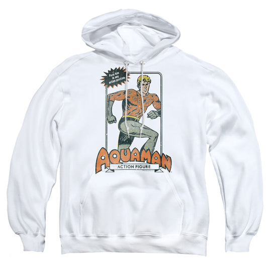 Dc Am Action Figure Mens Hoodie White