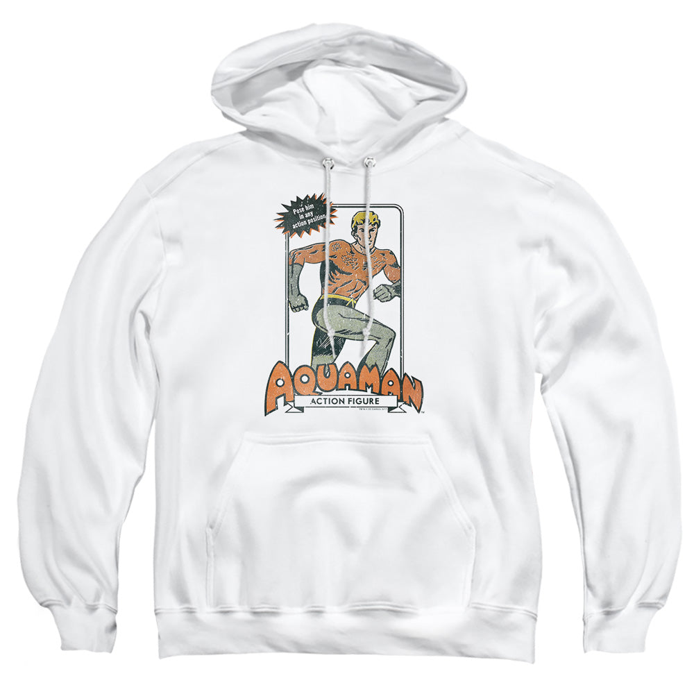 Dc Am Action Figure Mens Hoodie White