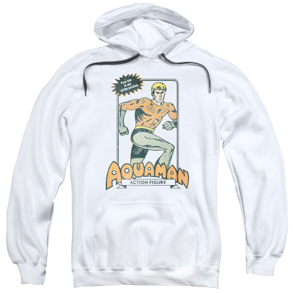 DC Comics Am Action Figure Mens Hoodie White