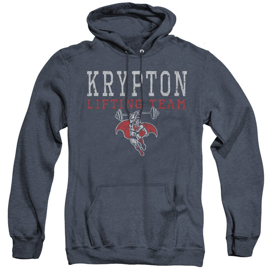 Dco Krpton Lifting Heather Mens Hoodie Navy
