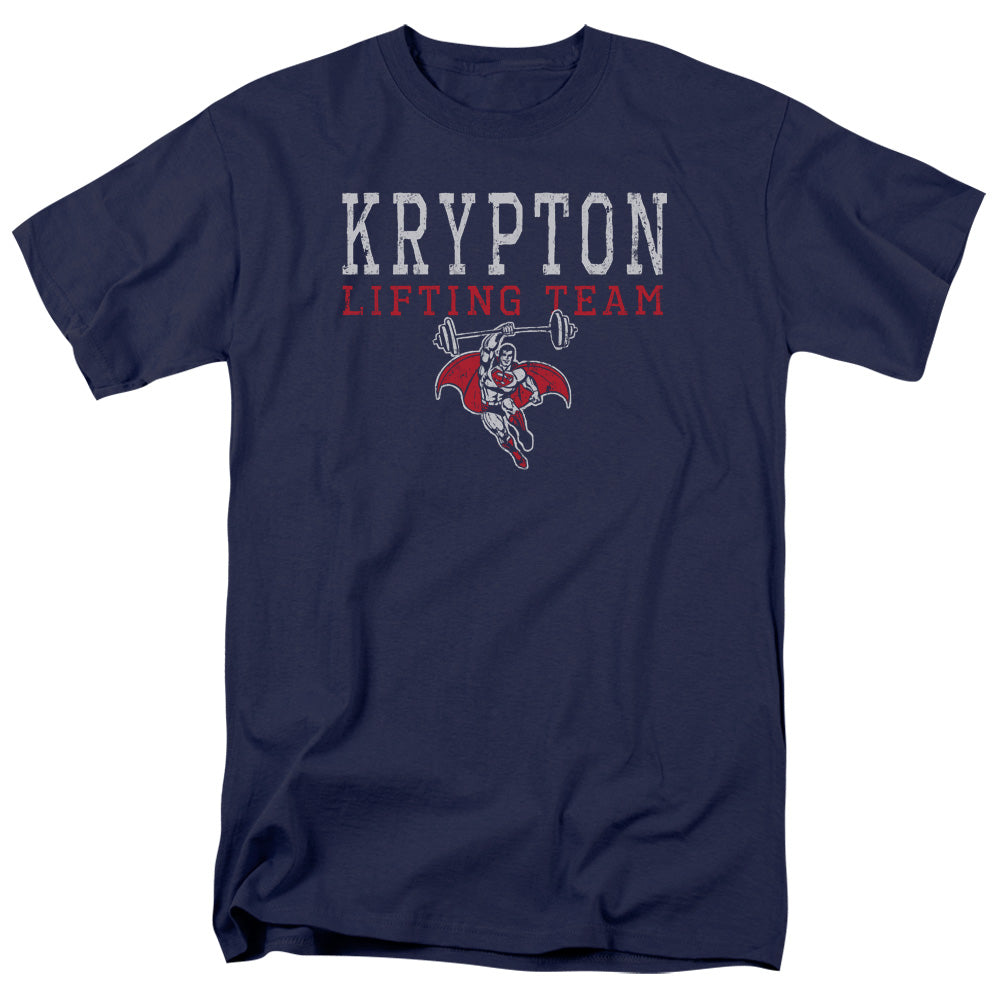 Dco Krpton Lifting Mens T Shirt Navy