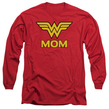 Load image into Gallery viewer, Dco Wonder Mom Mens Long Sleeve Shirt Red Officially Licensed
