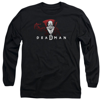 Dco Deadman Mens Long Sleeve Shirt Black Officially Licensed