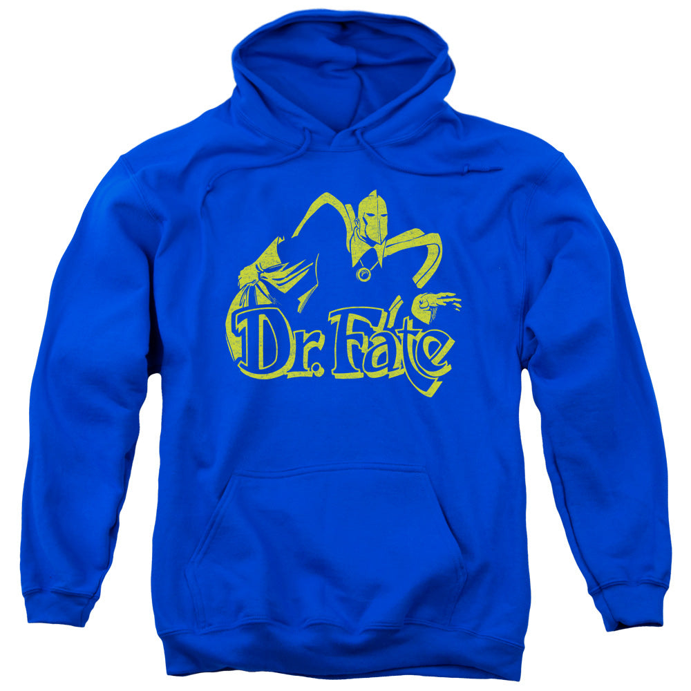 DC Comics One Color Fate Mens Hoodie Royal Blue