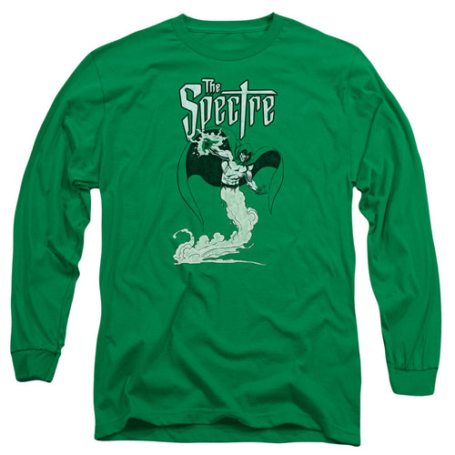 DC Comics the Spectre Mens Long Sleeve Shirt Kelly Green