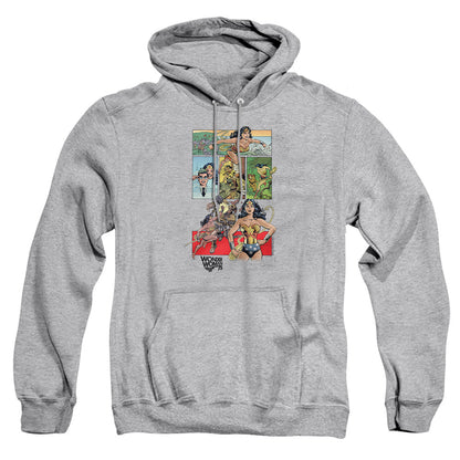 Wonder Woman Ww75 Comic Page Mens Hoodie Athletic Heather