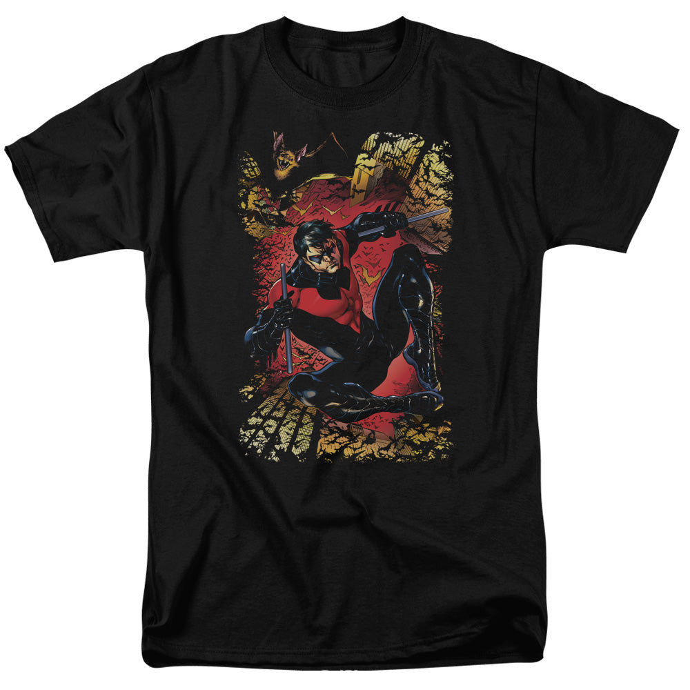 Jla Nightwing #1 Mens T Shirt Black