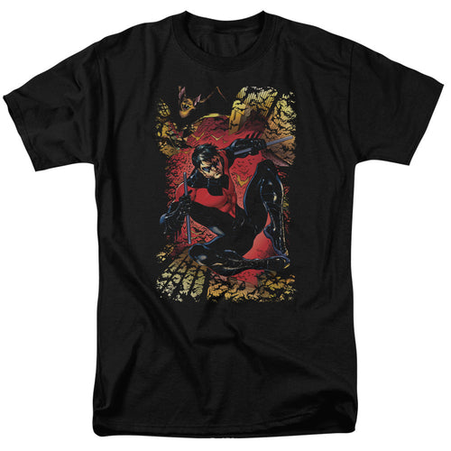 Justice League Of America Nightwing #1 Mens T Shirt Black