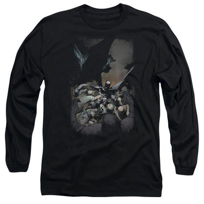 Batman Batman #1 Mens Long Sleeve Shirt Black
