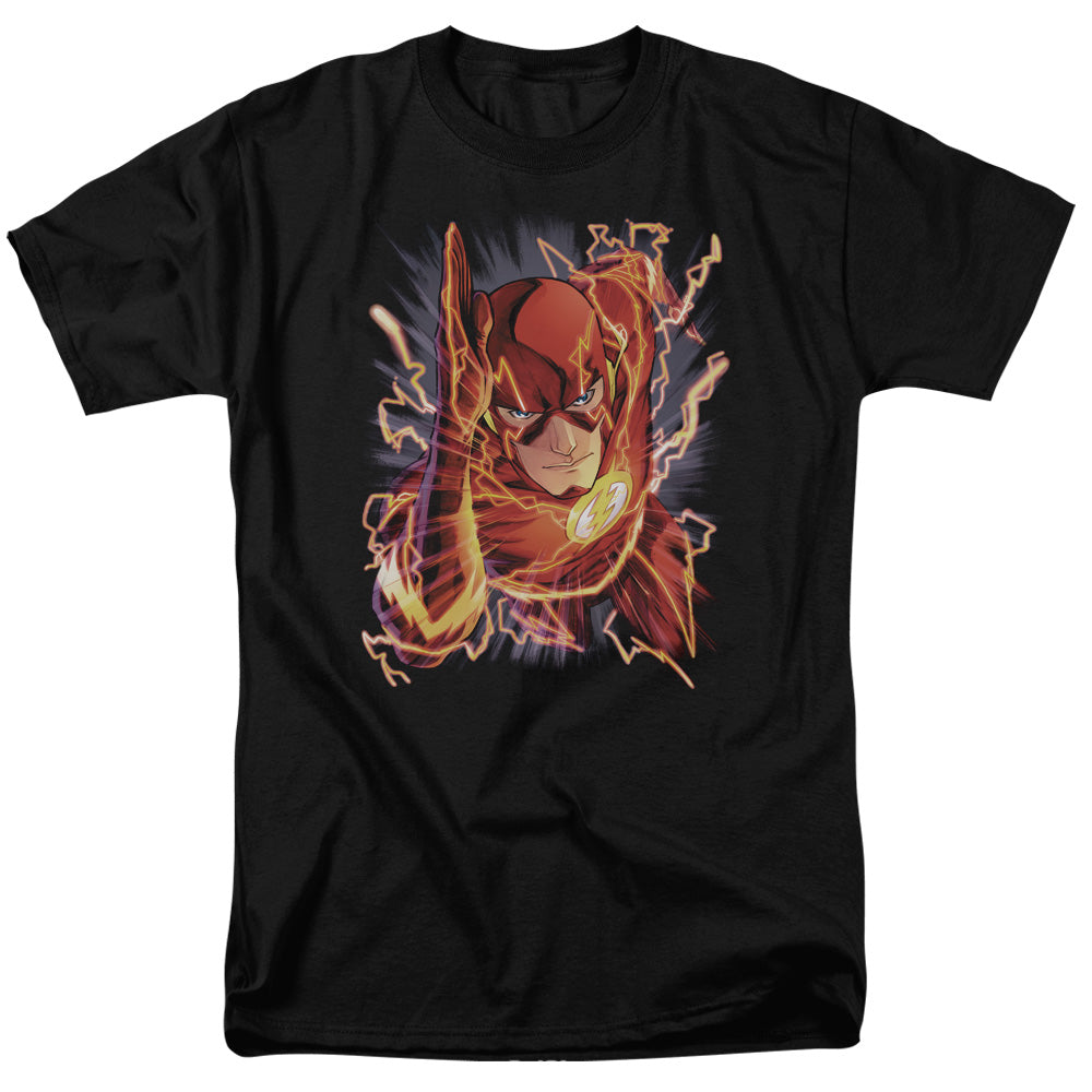 Justice League Of America Flash #1 Mens T Shirt Black