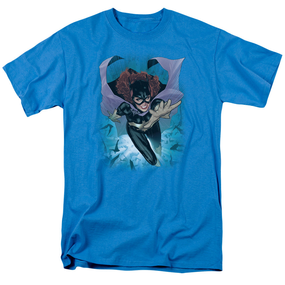Jla Batgirl #1 Mens T Shirt Turquoise