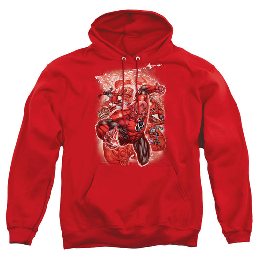 Green Lantern Red Lanterns #1 Mens Hoodie Red