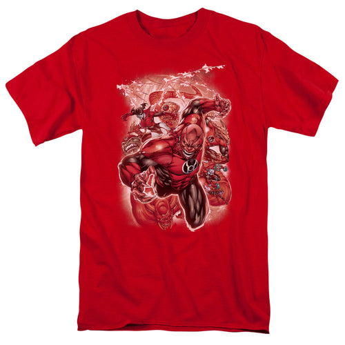 Green Lantern Red Lanterns #1 Mens T Shirt Red