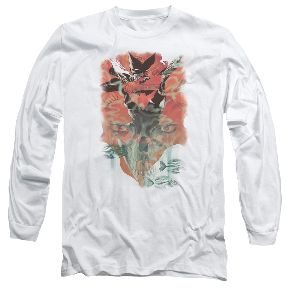 Batman Batwoman #1 Mens Long Sleeve Shirt White