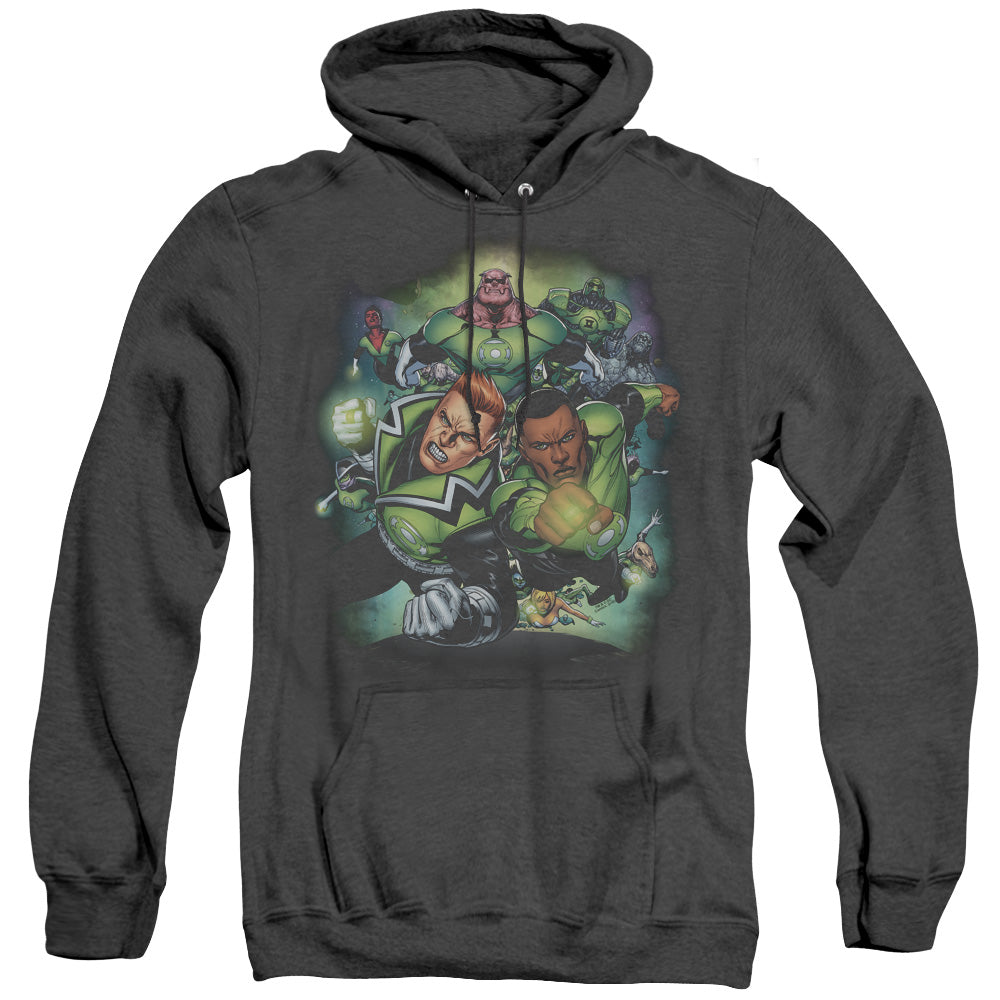 Green Lantern Corps #1 Heather Mens Hoodie Black