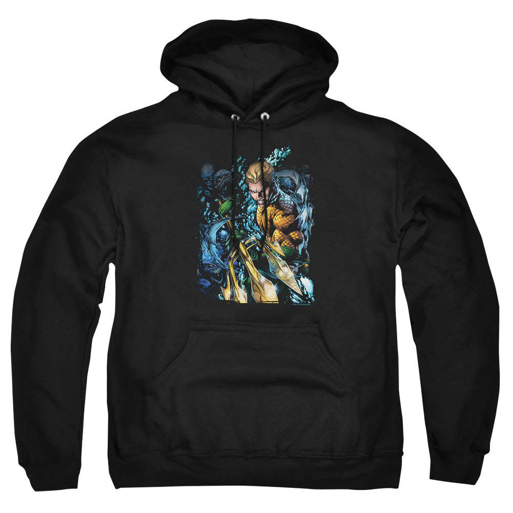 Jla Aquaman #1 Mens Hoodie Black