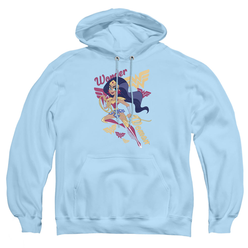 Dc Superhero Girls Wonder Woman Mens Hoodie Light Blue