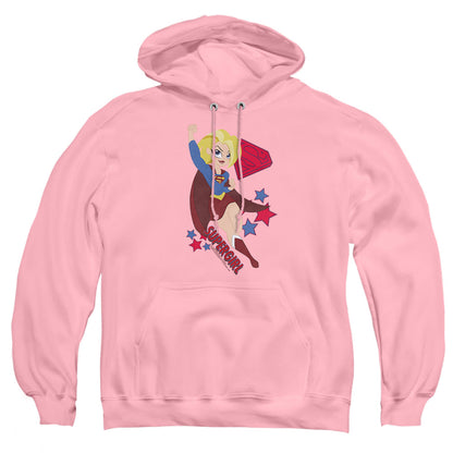 Dc Superhero Girls Supergirl Mens Hoodie Pink