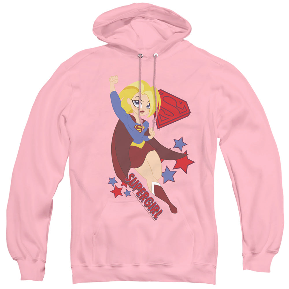Dc Superhero Girls Supergirl Mens Hoodie Pink