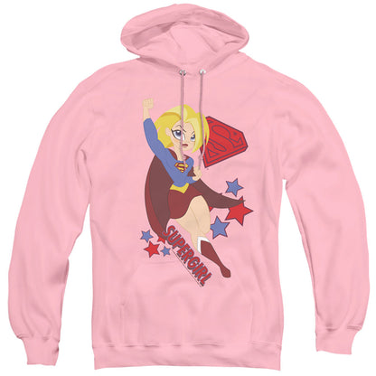 Dc Superhero Girls Supergirl Mens Hoodie Pink