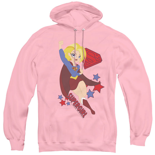 Dc Superhero Girls Supergirl Mens Hoodie Pink