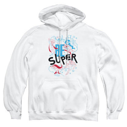Dc Superhero Girls Be Super Mens Hoodie White