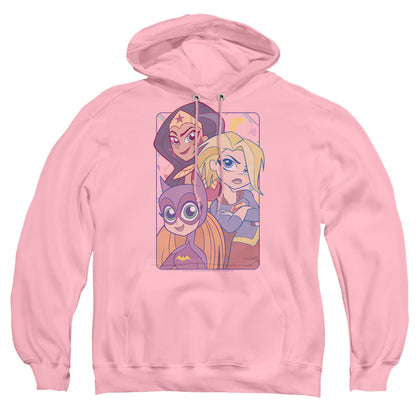 Dc Superhero Girls Dont Box Us In Mens Hoodie Pink