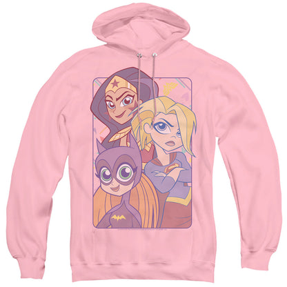 Dc Superhero Girls Dont Box Us in Mens Hoodie Pink