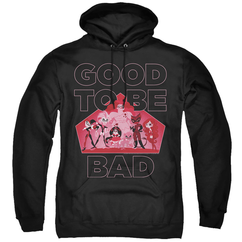 Dc Superhero Girls Good to Be Bad Mens Hoodie Black