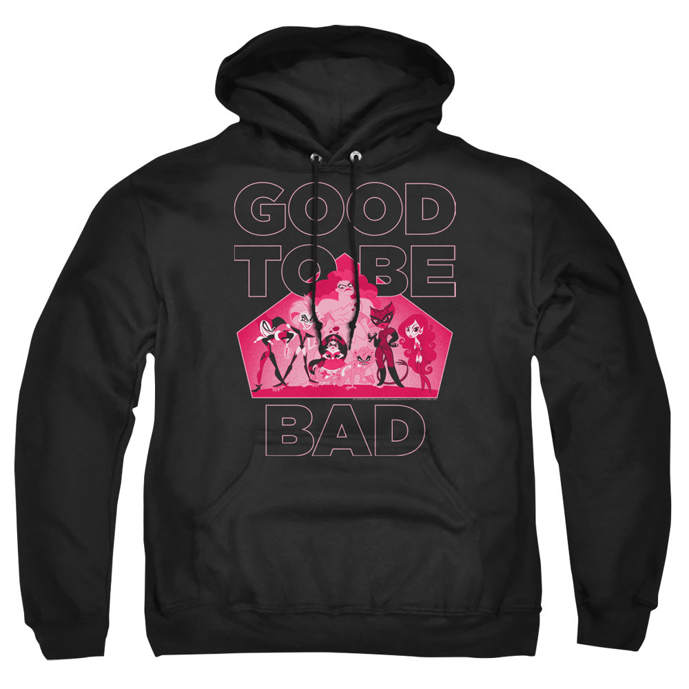 Dc Superhero Girls Good To Be Bad Mens Hoodie Black