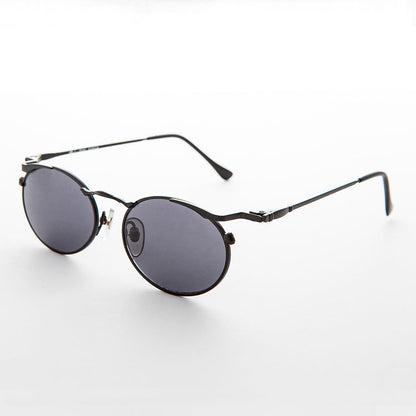 Oval Punk Grunge Steampunk Vintage Sunglass - Dieselgoth
