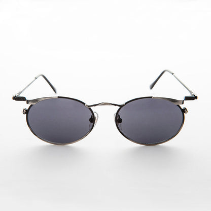 Oval Punk Grunge Steampunk Vintage Sunglass - Dieselgoth