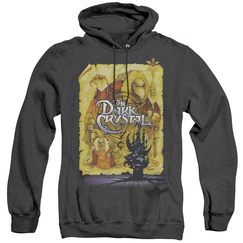 Dark Crystal Poster Heather Mens Hoodie Black