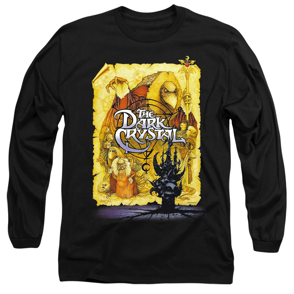 Dark Crystal Poster Mens Long Sleeve Shirt Black Officially Licensed