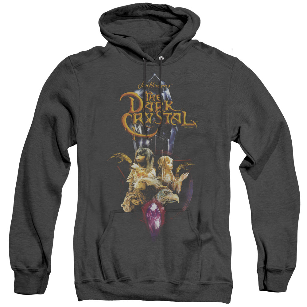 Dark Crystal Crystal Quest Heather Mens Hoodie Black