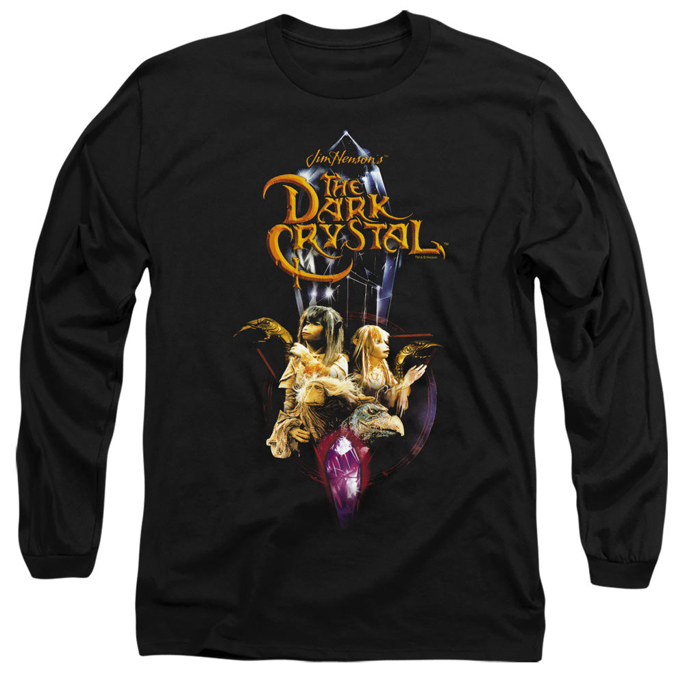 Dark Crystal Crystal Quest Mens Long Sleeve Shirt Black Officially Licensed