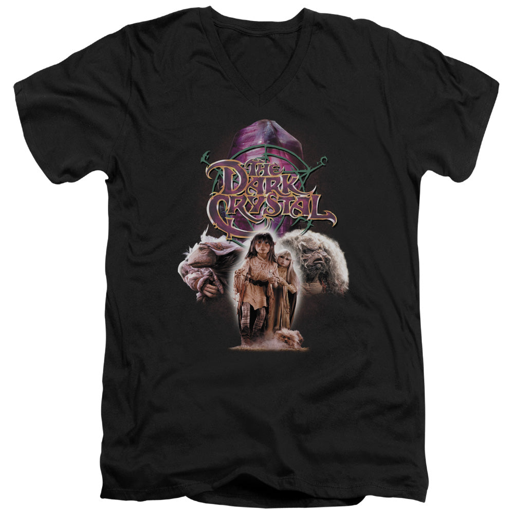 Dark Crystal the Good Guys Mens Tall T Shirt Adult V Neck Black