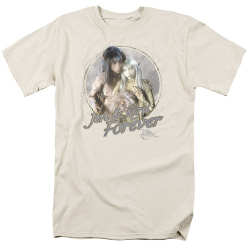 Dark Crystal Jen & Kira Mens T Shirt Cream