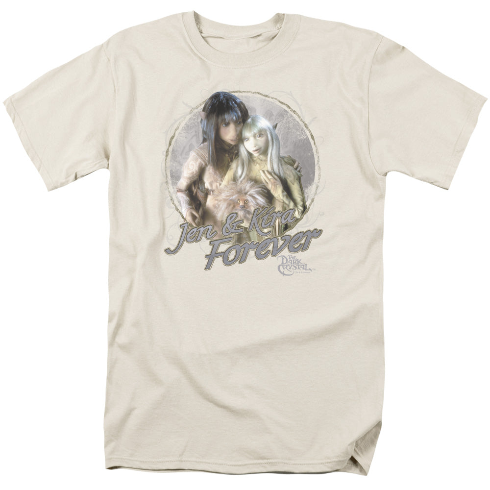 Dark Crystal Jen & Kira Mens T Shirt Cream